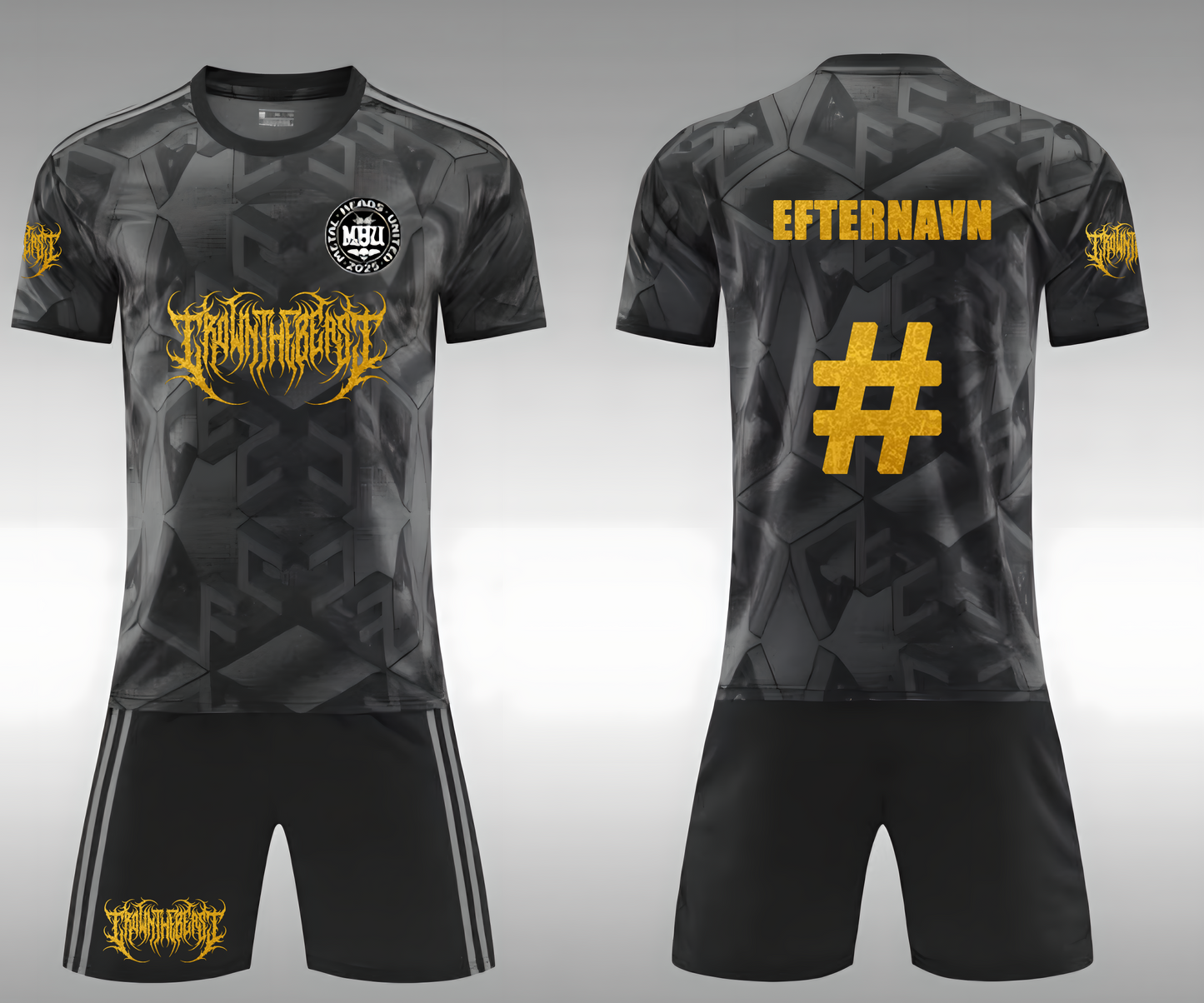 Metal Heads United X Crown The Beast Limited Ed. Golden Soccer Set