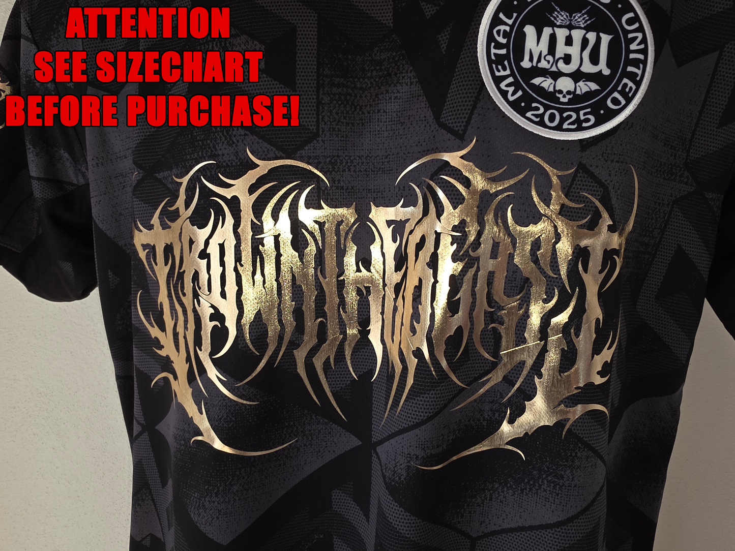 Metal Heads United X Crown The Beast Limited Ed. Golden Soccer Set